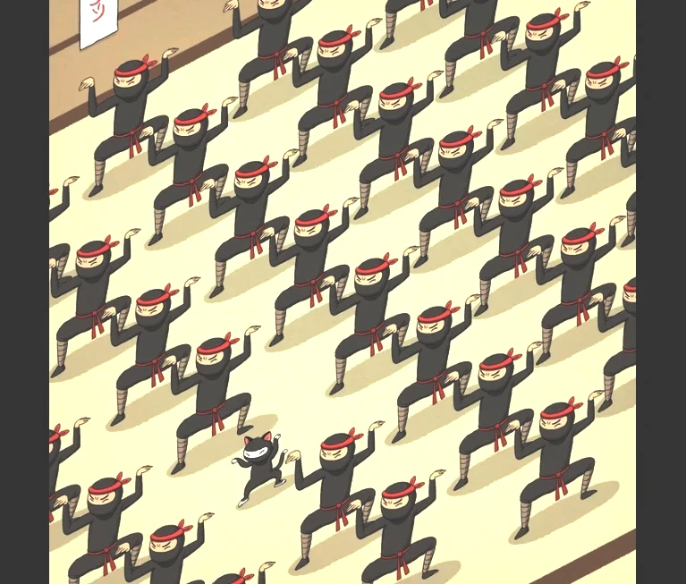 Zeka testinde gizli kediyi yalnızca yüksek IQ'ya sahip olanlar 5 saniyede bulabiliyor - Resim : 1