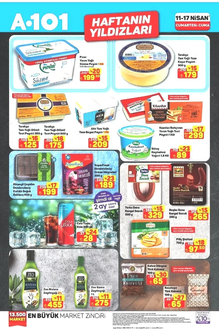 Sofralara A101 bereketi: A101 11-17 Nisan Haftanın Yıldızları Kataloğu yayımlandı! - Sayfa 2