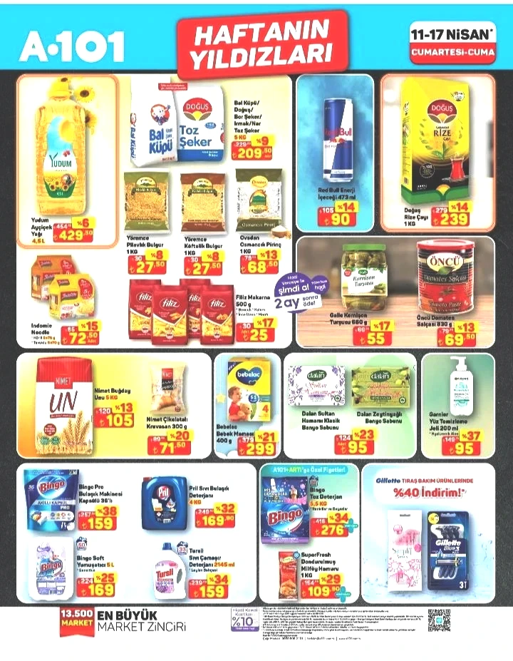 Sofralara A101 bereketi: A101 11-17 Nisan Haftanın Yıldızları Kataloğu yayımlandı! - Sayfa 1