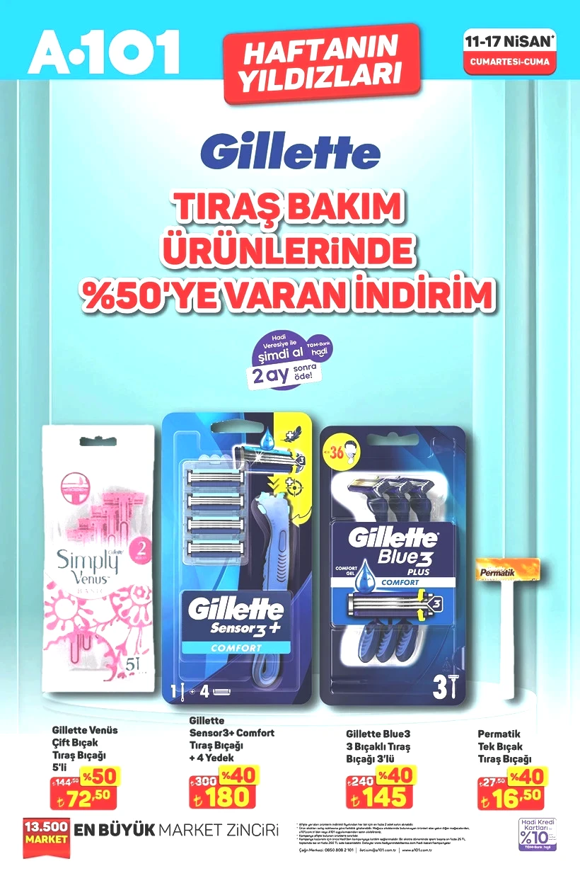 A101 11-17 Nisan Öne Çıkan Ürünler Yağ, Duş Jeli, Tıraş Bakım Ürünleri, Deodorant Fiyatı Düştü - Resim : 1