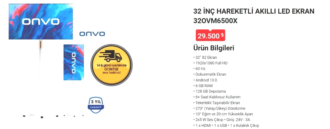 Evin her köşesi artık bir sinema: 15 Nisan Çarşamba BİM’e Akıllı LED Ekran geliyor! - Sayfa 4