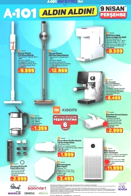 YEPYENİ ÜRÜNLER A101 KATALOG EKSTRA Ürünler Satışta: A101 Kataloğunda Hangi Ürünler Var Samsung Galaxy S25 Ultra, Colombia ayakkabı, Xiaomi Espresso Makinesi...