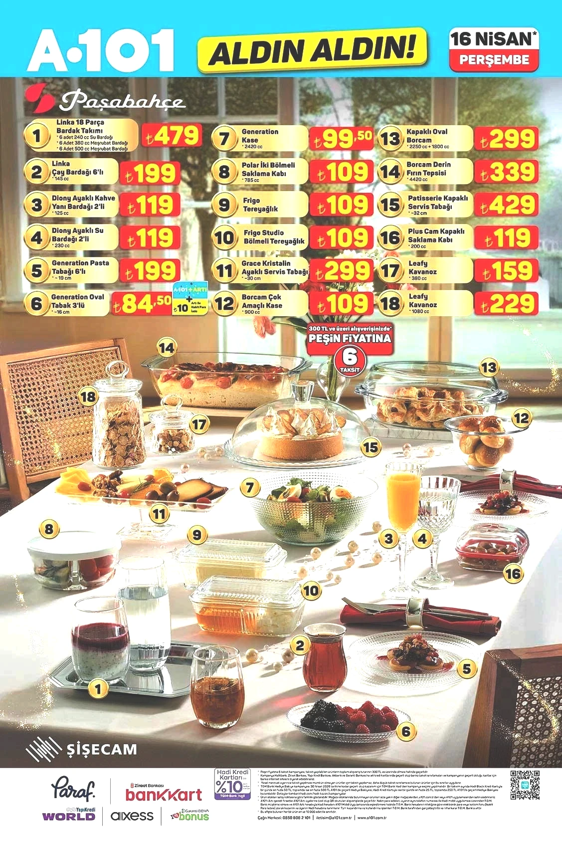 16 NİSAN A101 ALDIN ALDIN AKTÜEL KATALOĞU